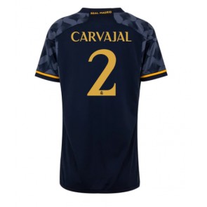 Real Madrid Daniel Carvajal #2 Udebanetrøje Dame 2023-24 Kort ærmer